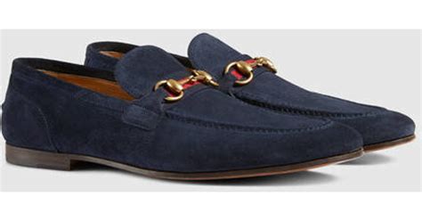 gucci suede driver vintage|Men's driver with Horsebit in blue suede .